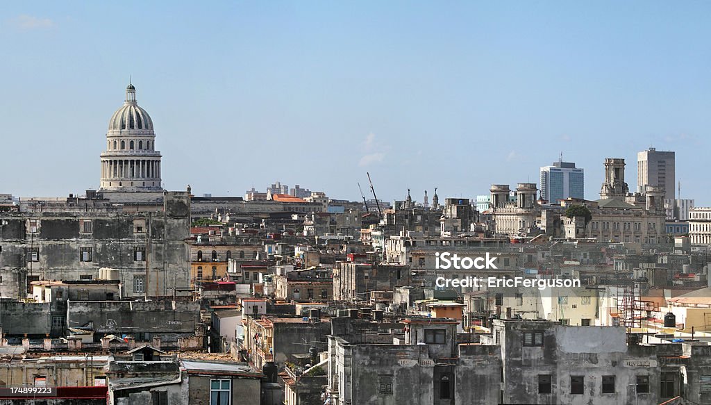 Havana vue de la ville et le Capitole - Photo de Amérique latine libre de droits