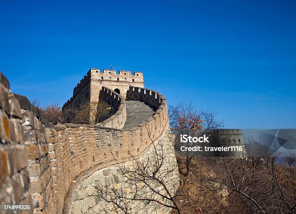 Wielki Mur Chiński - zdjęcia stockowe i więcej obrazów Bez ludzi - Bez ludzi, Cegła, Chiny
