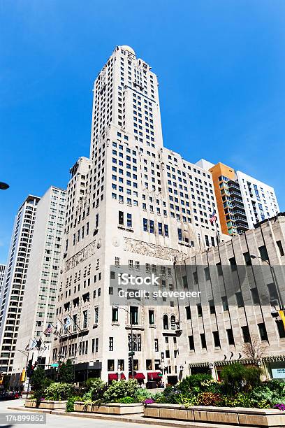 Hotel Intercontinental Em Chicago Na Avenida North Michigan - Fotografias de stock e mais imagens de 1920-1929