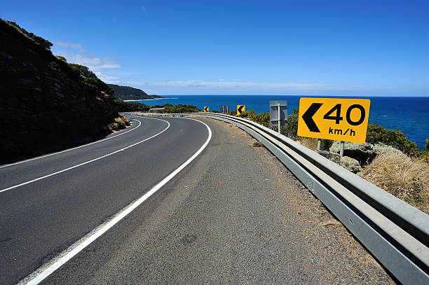 great ocean road - australian culture landscape great ocean road beach stock-fotos und bilder