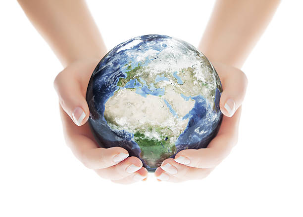 Save the Planet - European Eastern Hemisphere Earth in the being held in a woman's hands. Similar images from this series: eastern hemisphere stock pictures, royalty-free photos & images