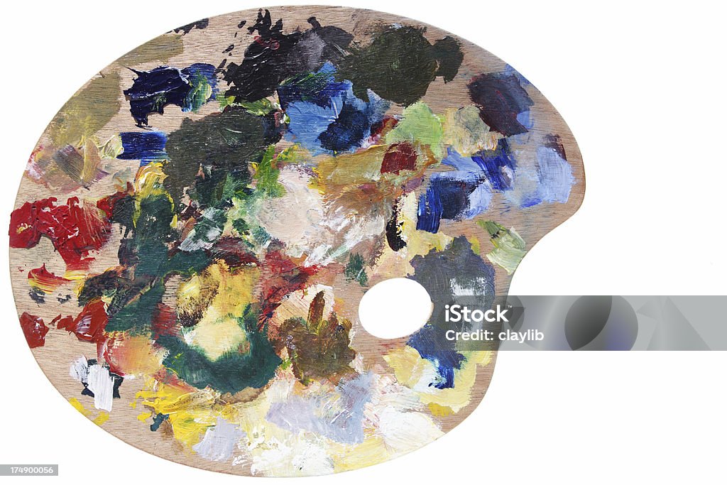 Arte pallette - Foto de stock de Abstrato royalty-free