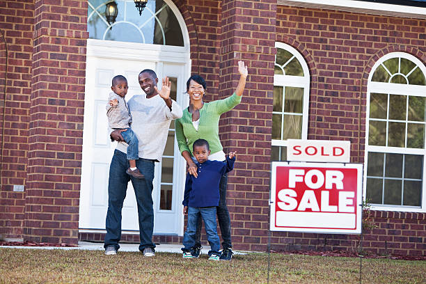istock Happy family relocating 174900057