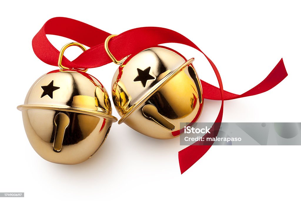 Jingle bells Jingle bells with red bow.Similar photographs from my portfolio: Bell Stock Photo