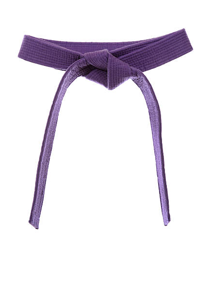 cinturón púrpura - purple belt fotografías e imágenes de stock