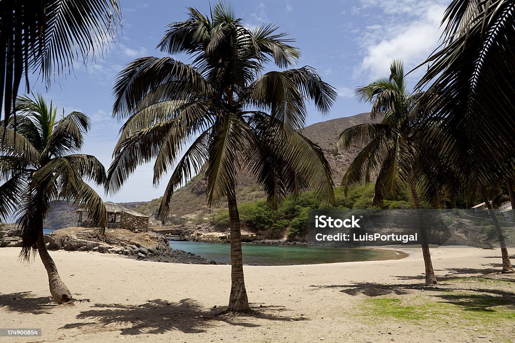 Tarrafal Beach Santiago Island in Cape Verde Beach Stock Photo