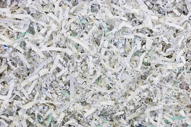 Background Shredded Paper stock photo