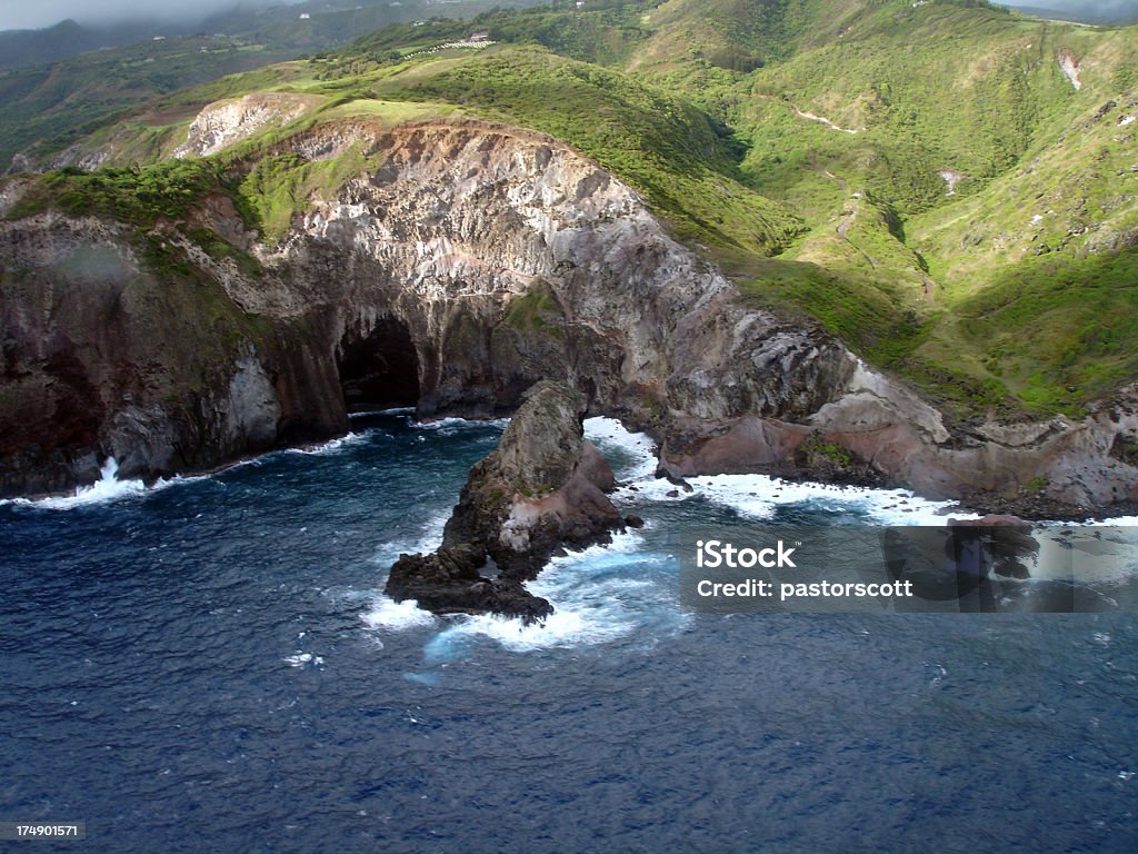 Волна резные Скалы - Стоковые фото Мауи роялти-фри