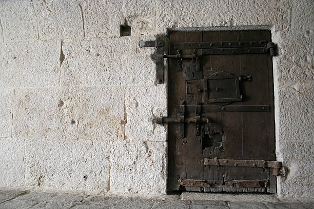 calabozos antigua puerta - cellar door fotografías e imágenes de stock