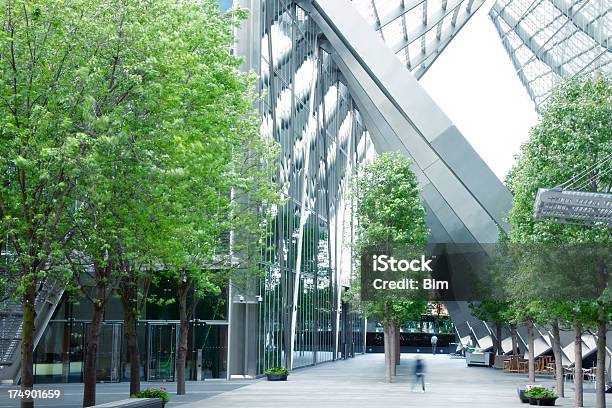 Modern Office Building With Trees Stock Photo - Download Image Now - Green Color, Building Exterior, Office Building Exterior