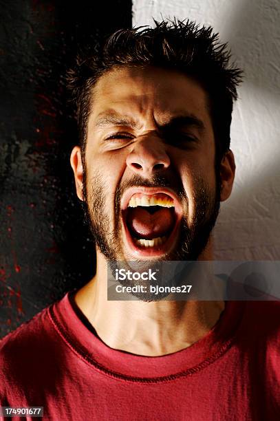 Lado Oscuro Foto de stock y más banco de imágenes de Cara humana - Cara humana, Chillar, Enfado