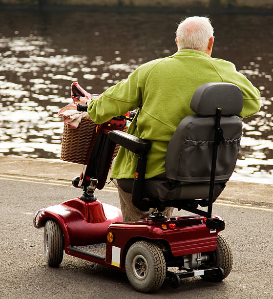 istock Wheels of Freedom (Electric Wheelchair, disability) 174901732
