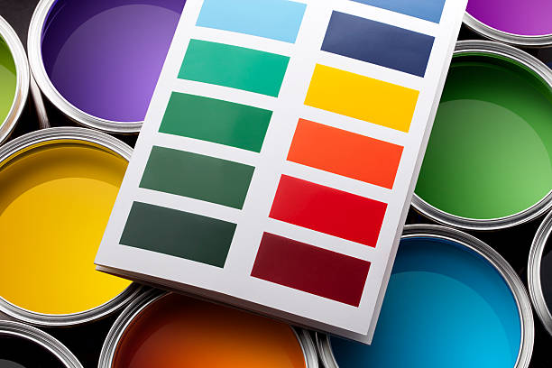 istock Color card on paint cans 174901744