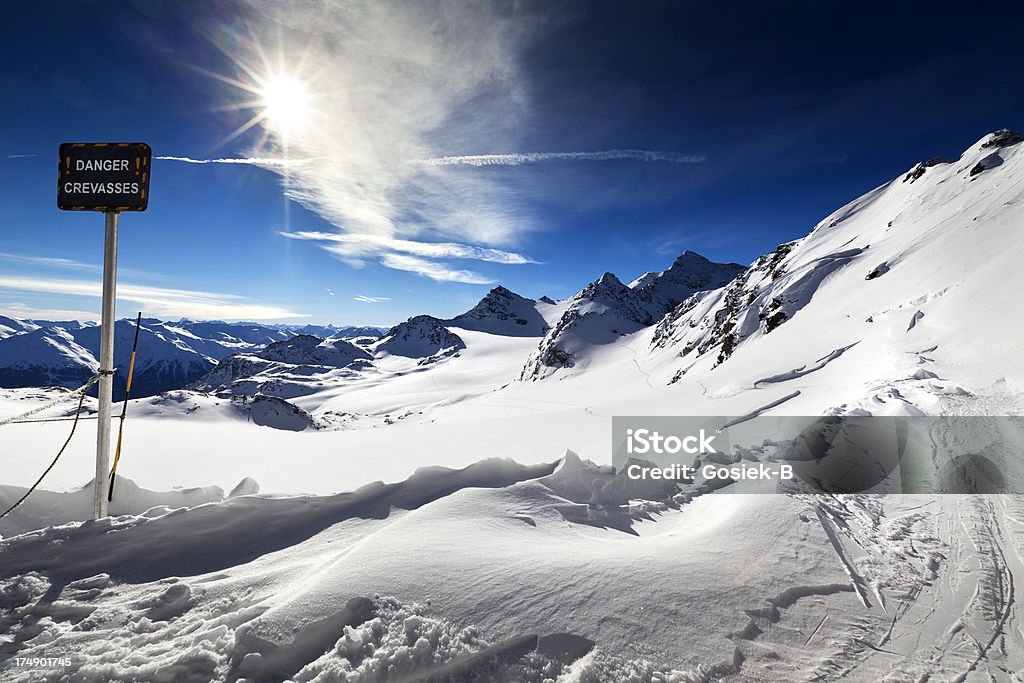 Alpi francesi, Val Thorens - Foto stock royalty-free di Alpi