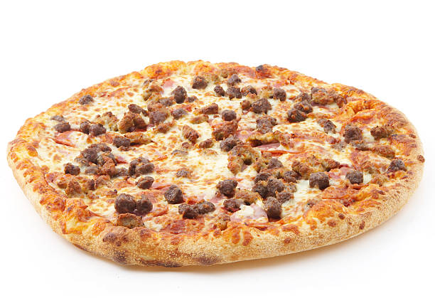 meat lovers pizza #3 stock photo