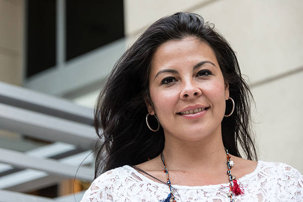 istock Smiling Mature Hispanic Woman 174902596
