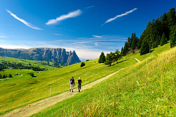 istock Walking on Italian Dolomites 174902691