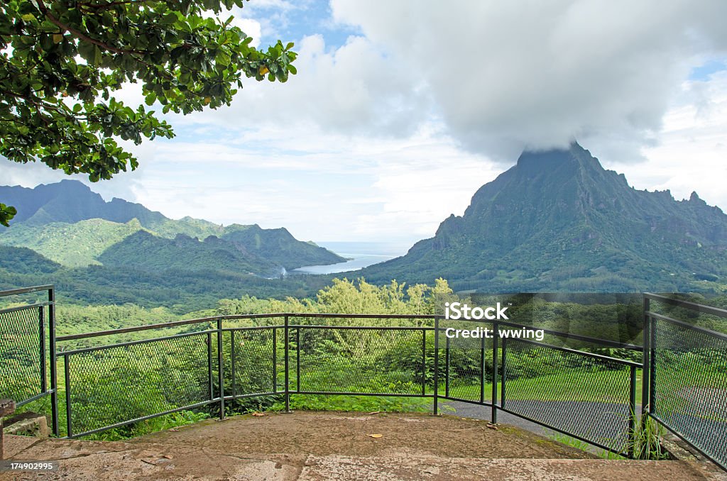 Belvedere Lookout en la isla de Moorea - Foto de stock de Aire libre libre de derechos