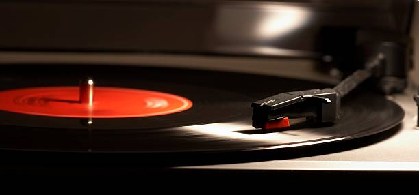 istock Nostalgia closeup of record turntable deck 174903527