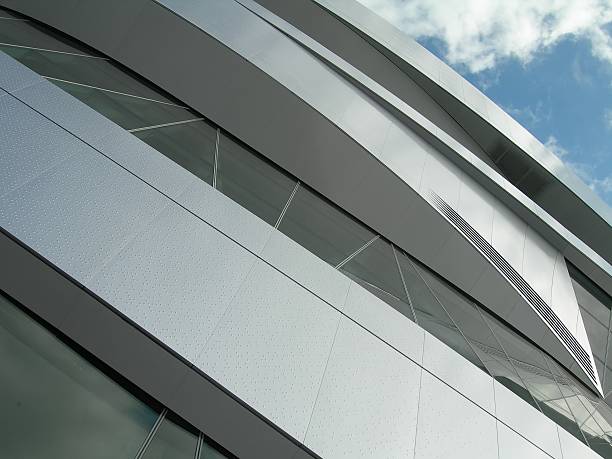 Aluminum & Glass facade at the Mercedes Benz Museum in Stuttgart - Germany