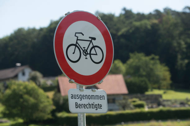 istock cycling ban road traffic sign 1749040113