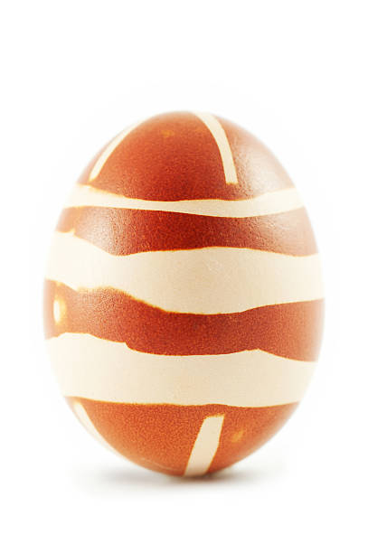 ręcznie malowane jajko wielkanocne - nobody nature selective focus hand colored zdjęcia i obrazy z banku zdjęć