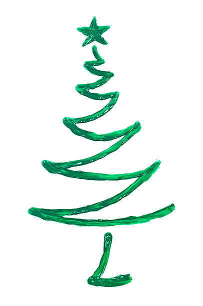 peint vert sapin de noël - christmas paint powder paint green photos et images de collection