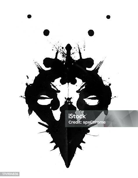 Manchas De Tinta - Fotografias de stock e mais imagens de Teste de Rorschach - Teste de Rorschach, Bolha - Forma, Comparação