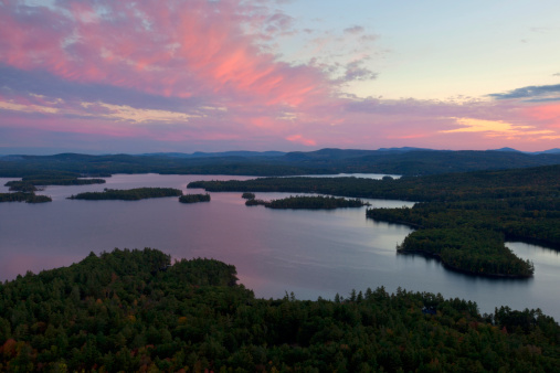 This view of Squam Lake at sunset is a sample of New Hampshire's beauty. MORE: