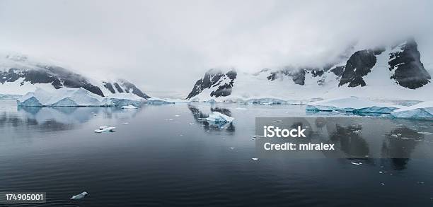 Antarctic Krajobraz Panorama - zdjęcia stockowe i więcej obrazów Antarctic Sound - Antarctic Sound, Antarktyda, Biały