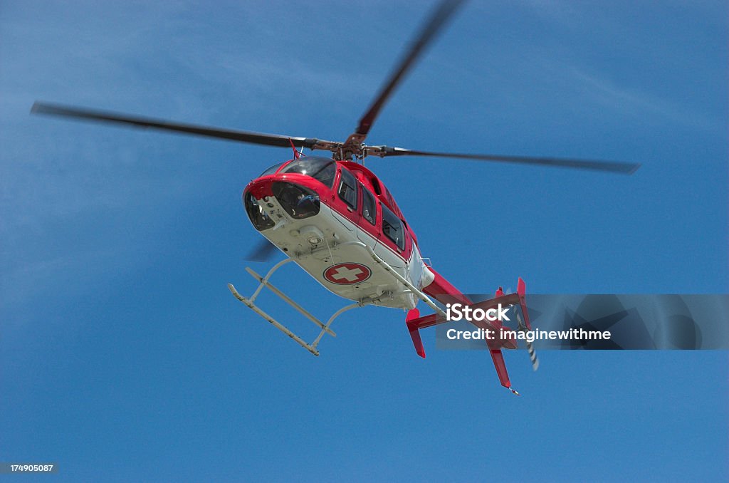 Voo de Helicóptero - Royalty-free Helicóptero Foto de stock