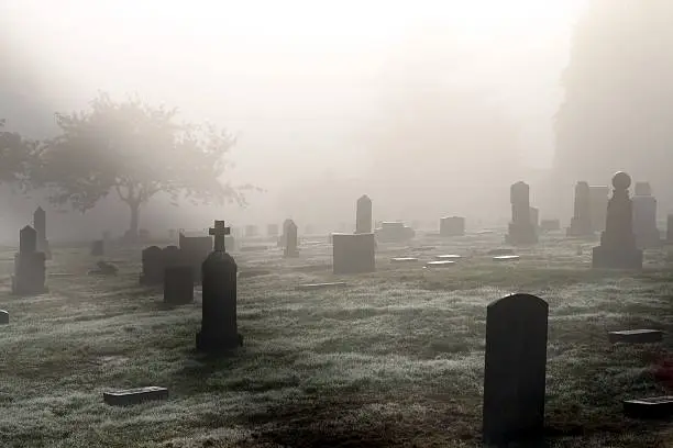 Photo of Graveyard In October