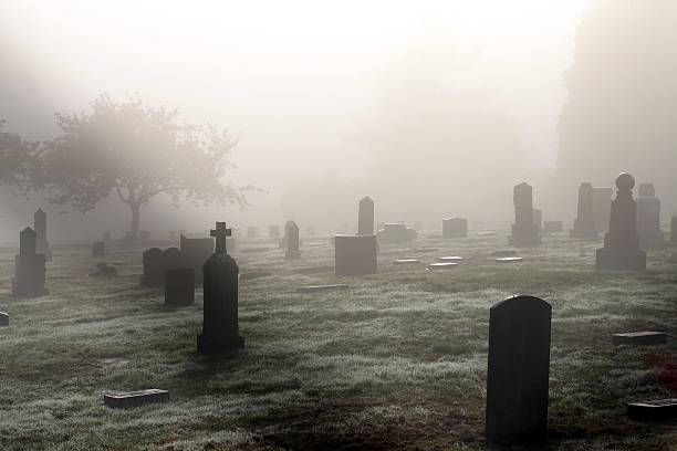 graveyard em outubro - aciculum imagens e fotografias de stock