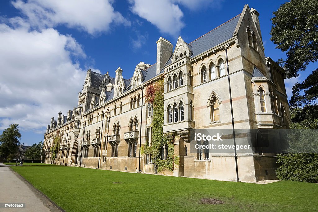 Oxford University College, Christchurch - Foto stock royalty-free di Università di Oxford