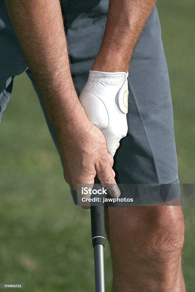 Mãos de golfe - Foto de stock de Golfe royalty-free