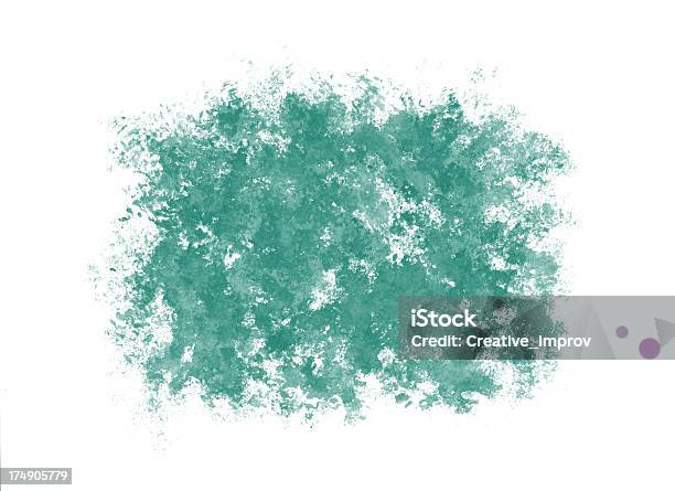 Абстрактный Зеленый Акварель Фон — стоковая векторная графика и другие изображения на тему Губка для уборки - Губка для уборки, Текстурный, Краска