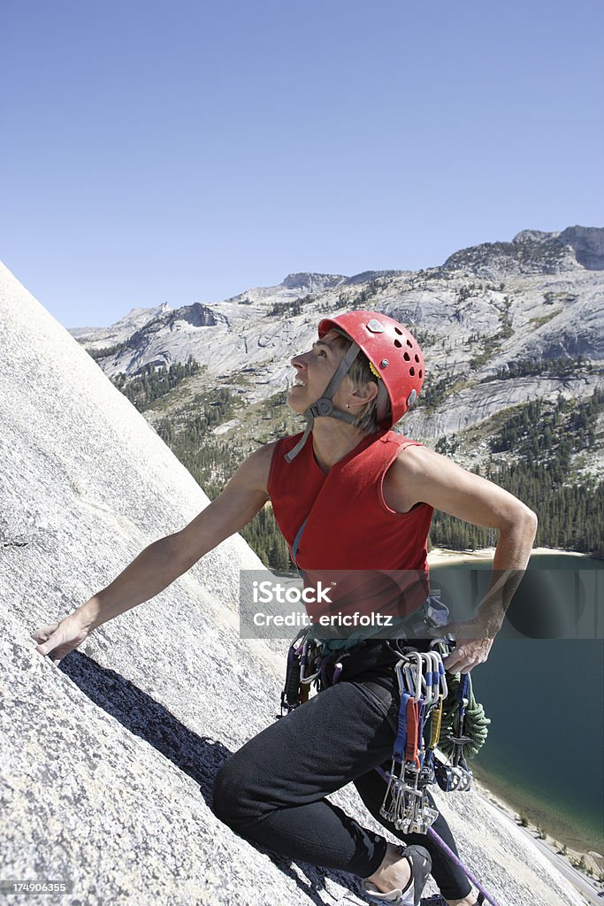 Escalador en Yosemite hembra - Foto de stock de Adulto libre de derechos