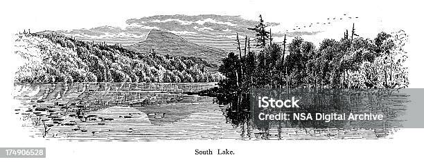 Vetores de South Lake Nova York e mais imagens de Montanhas Catskill - Montanhas Catskill, América do Norte, Antiguidade