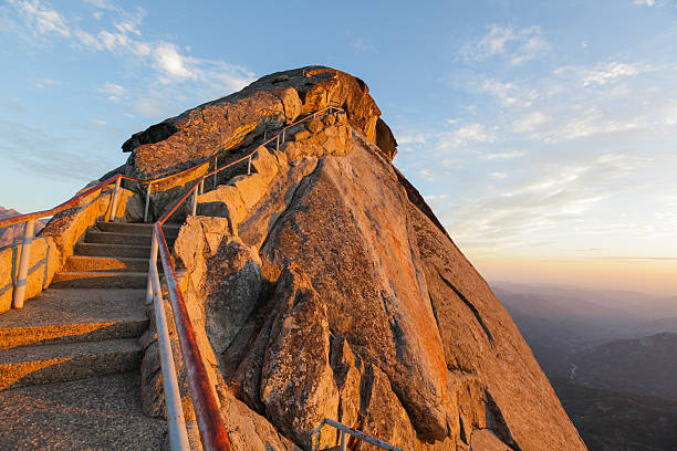 Moro Rock Sequoia National Park stock photo