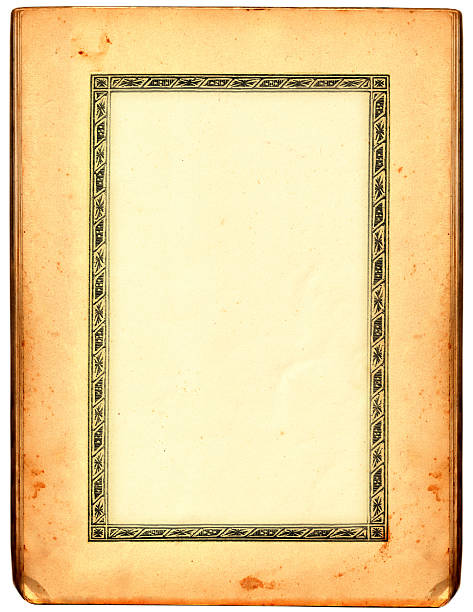istock Antique paper with fancy border 174906985