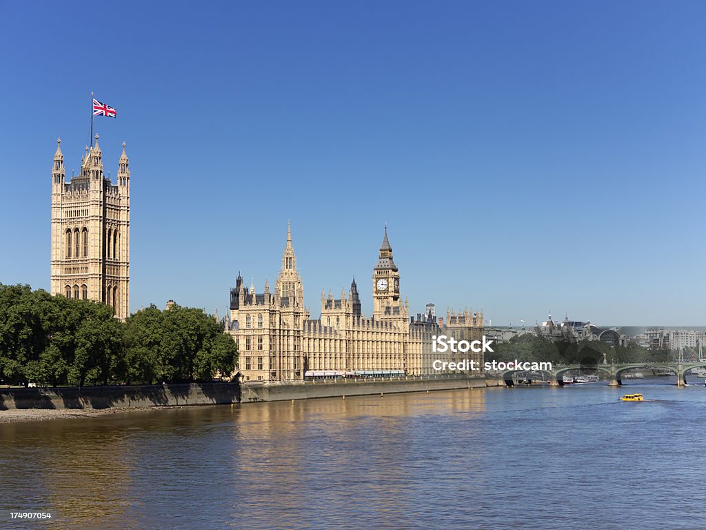 Londra e fiume Tamigi, - Foto stock royalty-free di Ambientazione esterna