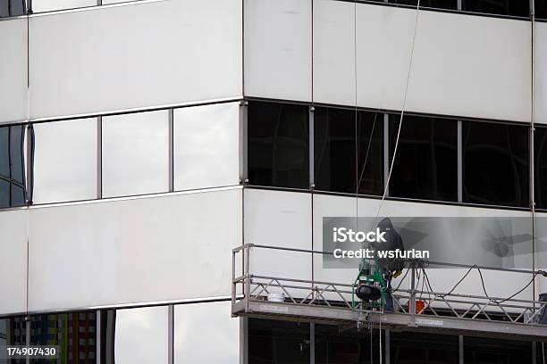 Window Washer Stock Photo - Download Image Now - Construction Platform, Window Washer, Adult
