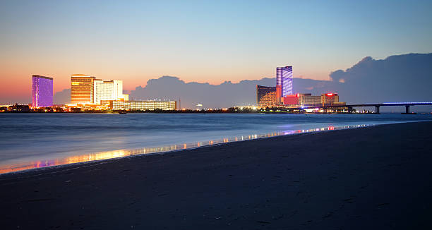 atlantic city - atlantic city gambling new jersey built structure stock-fotos und bilder