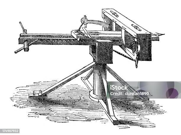 Ballista - Stockowe grafiki wektorowe i więcej obrazów Rzymski - Rzymski, Starożytny, Antyczny