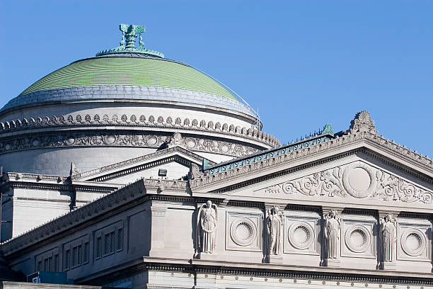 chicago muzeum nauki dome - neo classical architecture zdjęcia i obrazy z banku zdjęć