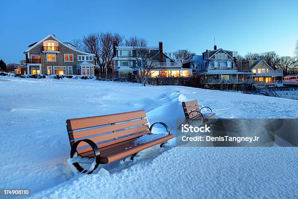 Inverno In Marblehead - Fotografie stock e altre immagini di Massachusetts - Massachusetts, Inverno, Marblehead
