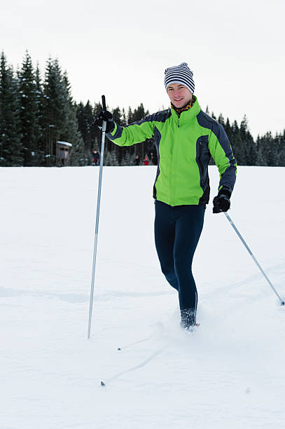 istock Young man at cross country skiing 174908344