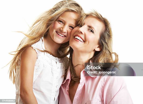 Mother And Daughter Stock Photo - Download Image Now - 10-11 Years, Adult, Blond Hair