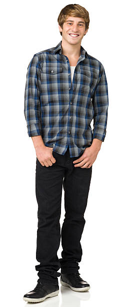 istock Cheerful Young Man Standing Portrait 174908918