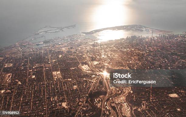 Toronto From The Air At Sunset Stock Photo - Download Image Now - Aerial View, Apartment, Blue
